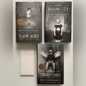 Miss Peregrine’s Peculiar Children by Ransom Riggs 3 Books Hardcover Dust Jacket